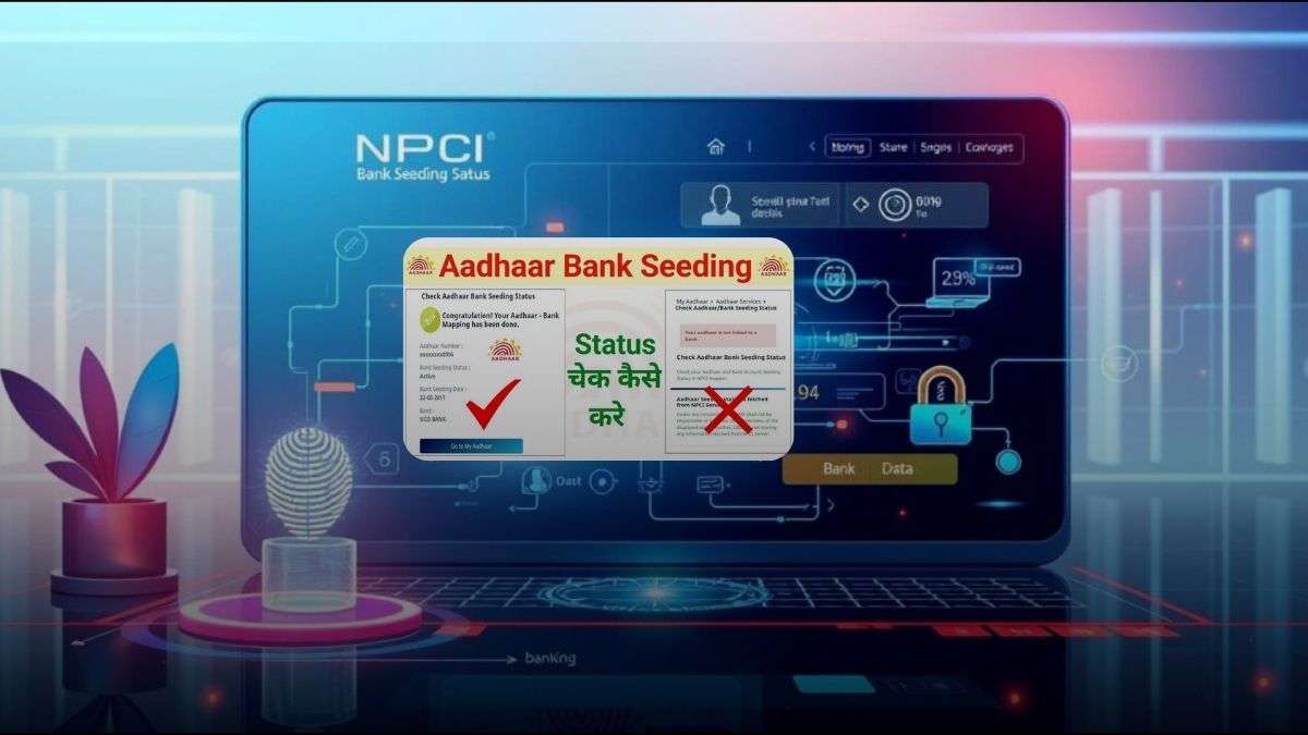 how can i check my aadhaar bank seeding status in npci